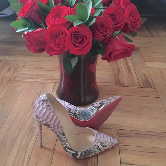Christian Louboutin Shoes - SOLD on Mercari - CHRISTIAN LOUBOUTIN So Kate Python (Rare model)